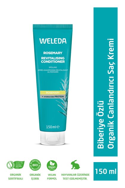 Biberiye Özlü Organik Canlandırıcı Saç Bakım Kremi 150ml