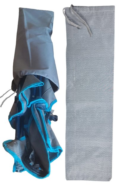 Kamp Sandalyesi Koruma Kılıfı Bağcıklı 88x26cm Gri (Askısız) HA059