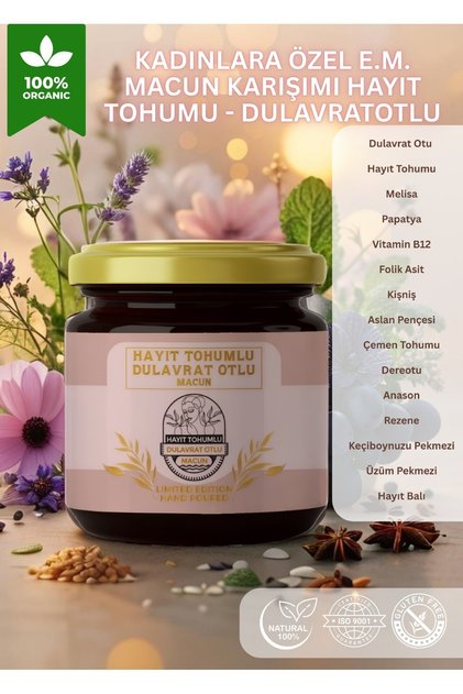 Kadınlara Özel E.m. Macun Karışımı Hayıt Tohumu - Dulavratotlu 240g
