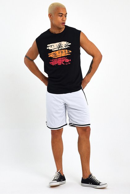 Superlife Men's Crew Neck Regular Fit Printed T-Shirt Spr23At341