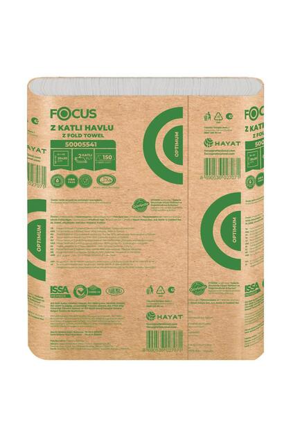Focus Optimum Z Katlama Kağıt Havlu Çift Katlı 20 x 20 cm 150
