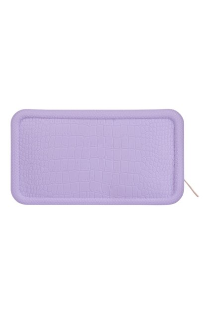 Luma Silicone Purple Makeup Bag