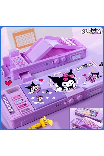 MJ TOYS Sanrio Cinnamoroll Çok Fonksiyonlu Şifreli Kalem Kutusu