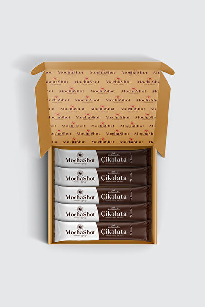 Mocha Shot Çikolata Aromalı Tek Kullanımlık Kahve Şurubu 20 ml x