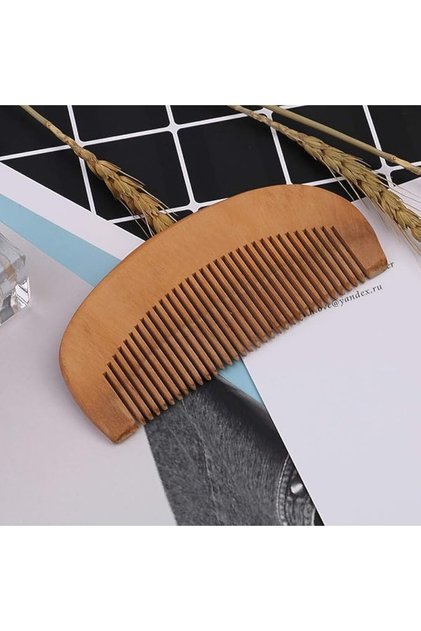 Natural Peach Wood Comb Anti-Static Head Massage Hair Care Wooden Tools Beauty Accessories