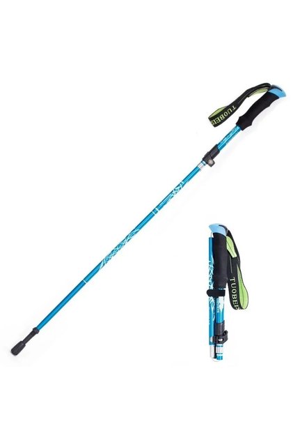 Katlanabilir Trekking Batonu | 105-125 cm Ayarlanabilir | Karbon Çelik Hafif Yürüyüş Batonu