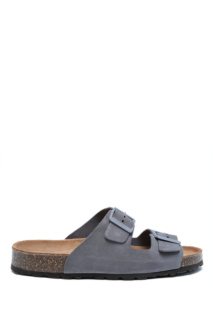 K14942 Kifidis Soft Step Men's Double Banded Cork Slippers 41-46