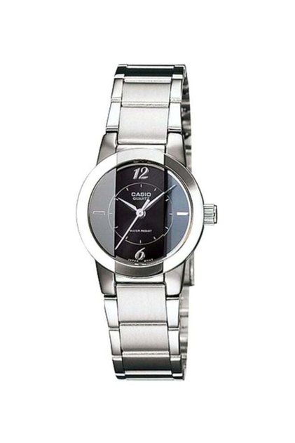 Women's Enticer Analog Wrist Watch - Silver (Model LTP-1230D-1CDF, 22 mm)