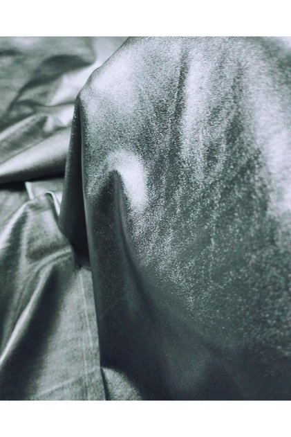 Gray Green Colored Foiled Jersey (Width 140 cm X Length 150 cm)