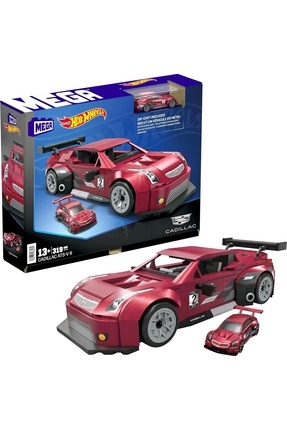 Mega Hot Wheels, voertuigbouwspeelgoed voor volwassenen, Twin Mill Collectible Toy Car met 635 stuks en 2 verwijderbare motoren, cadeau -ideeën voor verzamelaars, HKV07