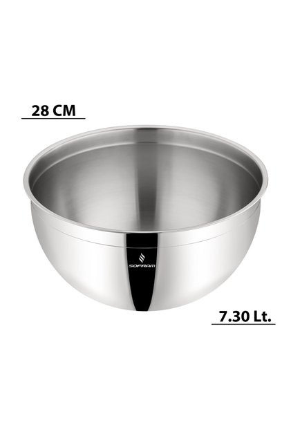 28 cm Çelik Kase - 7,30 Litre