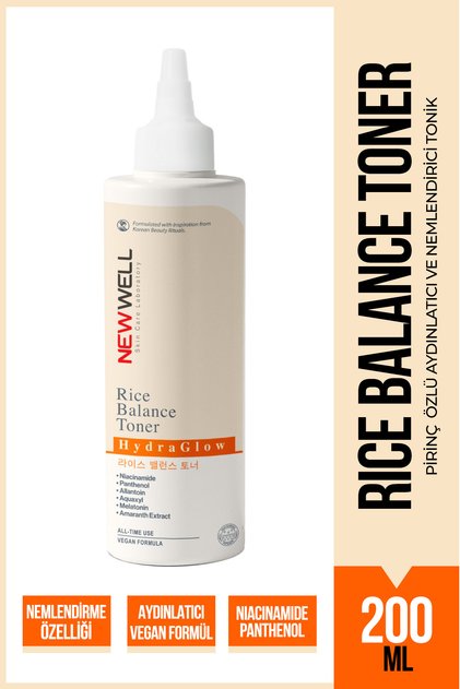 Rice Balance Toner Pirinç Özlü Nemlendirici ve Aydınlatıcı Toner 200 ML