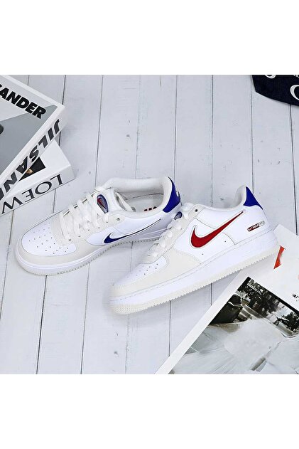 Nike Air Force 1 Lv8 Beyaz Çocuk Günlük Stil Spor Ayakkabı (blue