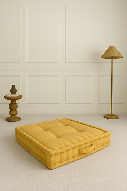 Hardal Bisküvi Minder - French Mattress Keten