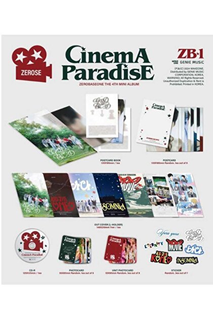 tays store ZEROBASEONE – The 4th Mini Album [CINEMA PARADISE