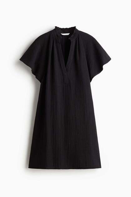 A-line muslin dress