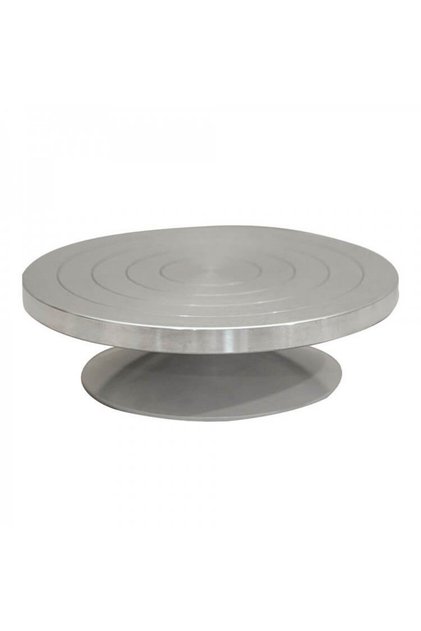 Metal Döküm Döner Seramik Tablası Turnet 18 cm