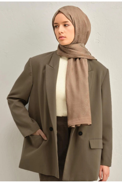 Trend Lyon Shawl - 2 - Mink 247320