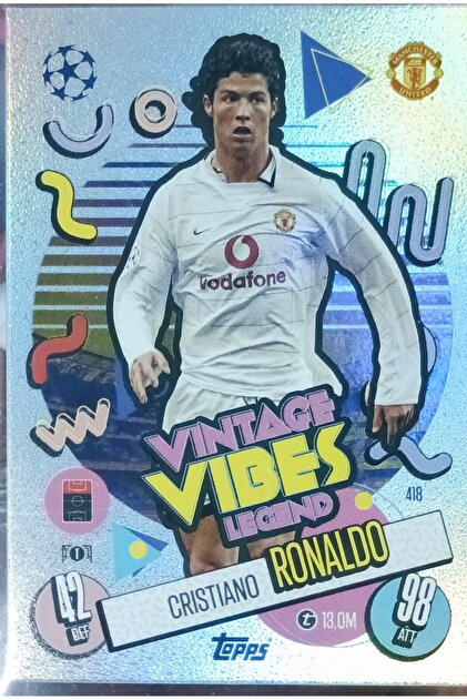 Topps '2004' Vintage Vibes Legend Card - CRISTIANO RONALDO - Topps