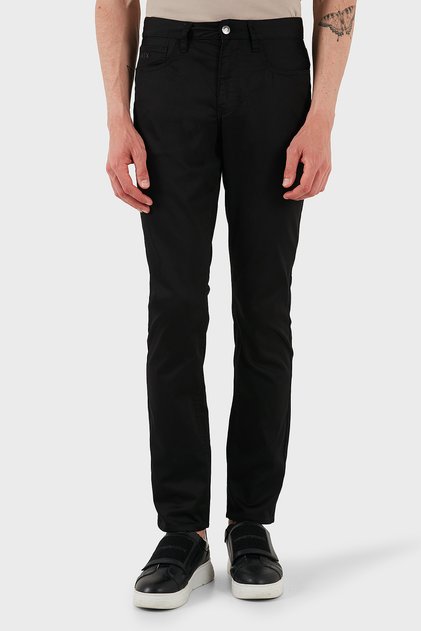 Stretch Cotton Slim Fit Regular Waist Straight Leg Pants Men's Pants Xm000070 Af13236