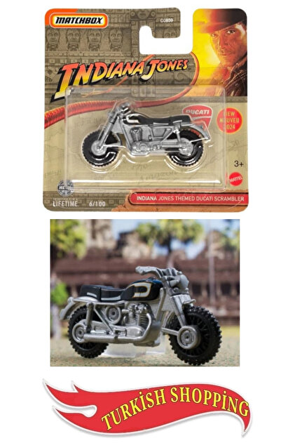 美品　STS-501MN-HSi Limited Edition HOT WHEELS Matchbox İndiana Jones Themed Ducati Scrambler Motor