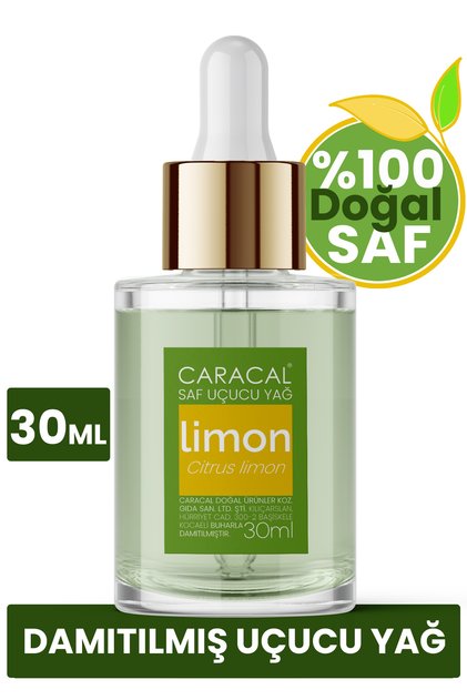 30ml Pure Lemon Peel Oil, Lemon Essential Oil, Lemon Oil 100% Pure and Natural