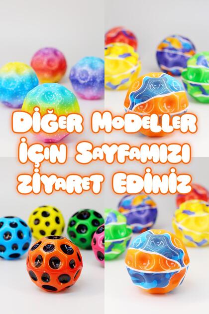 Telvesse 2li Yükseğe Zıplayan Top Galaxyball Galaksi Uzay Ay Topu