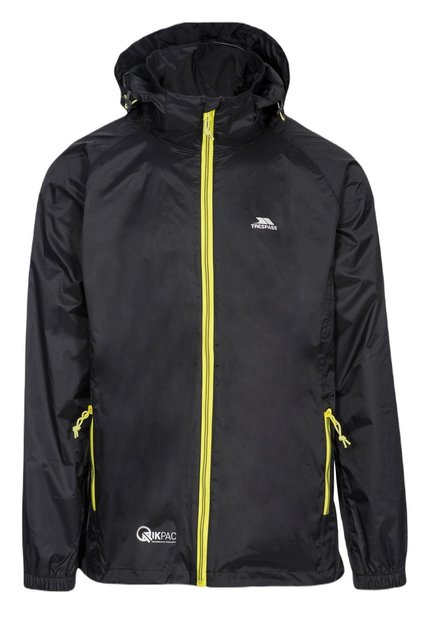 UAJKRATR0001 Qikpac X Packaway Tp75 Unisex Yağmurluk Siyah