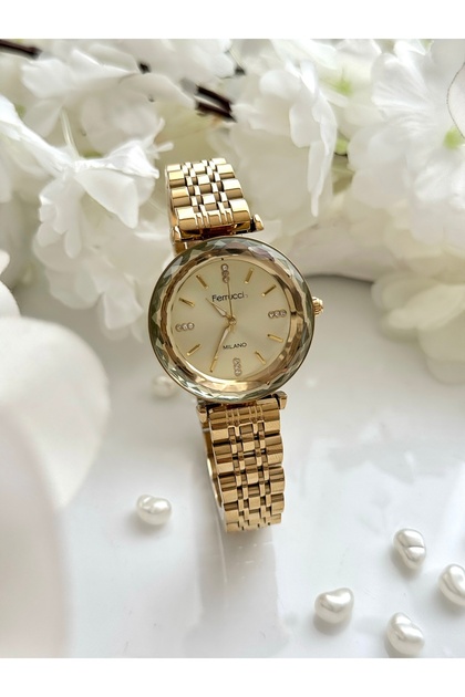 FERRUCCİ-(GOLD RENK) kadın kol saati