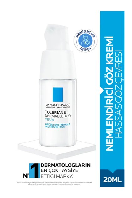 Toleriane Dermallergo Eye Cream 20ml | Soothing Moisturizer for Sensitive Skin