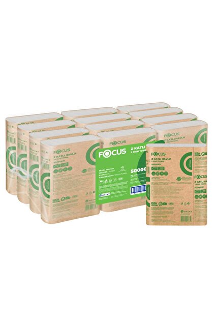 Optimum Z Katlama Kağıt Havlu Çift Katlı 20 x 24 cm 200 Yaprak - 12 Adet (50000691)