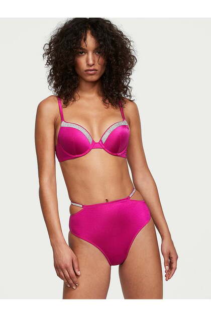 Very Sexy Işıltılı Push-Up Bikini Üstü