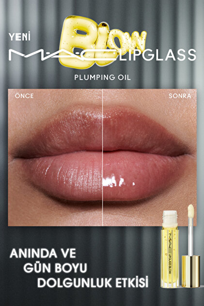 Mac Lipglass Blow Plumping Oil Dolgunlaştırıcı Dudak Yağı - GINGER