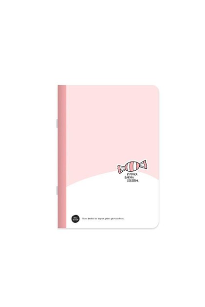 18.5X26 Thread-Stitched Cardboard Cover Stickered Lined Notebook - I'M Sorry for the Inconvenience