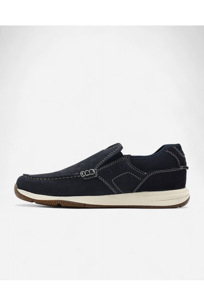 CLARKS Sailview Step Navy Nubuck Erkek Lacivert Günlük Ayakkabı