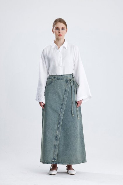 Lilya Green Kot Etek