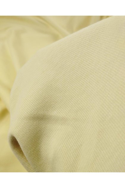 Interlock Knitted with a Plump Tok in Pastel Lemon Yellowtop: 150 cm