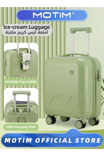 Multi-functional Travel Luggage Carry On Suitcase Checked-in Luggage 18 inch
