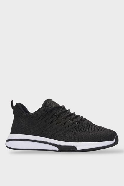Unisex Summer Knitwear Sports Shoes Black White