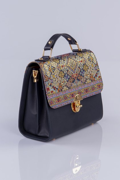 Ethnic Bohemian Patterned Woven Women's Shoulder and Hand Bag
