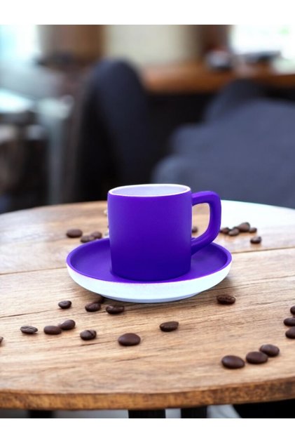 Special Production Colorful Coffee Cup | Turkish Coffee Cup | Colorful Model | 100 ml Coffee Cup