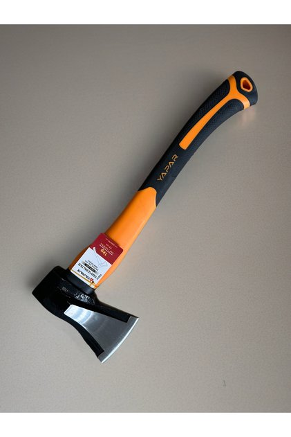 Yapar Yarma Baltası Fiber Saplı 1. Sınıf Dövme Çelik Odun Yarma Baltası 1KG 43CM