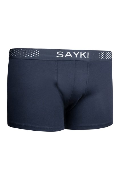 Navy Blue Cotton Boxers