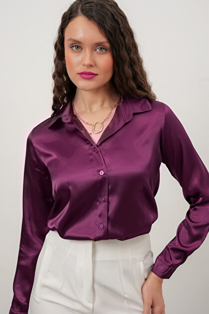 knee length dresses for ladies Ely Cattleman Women's Cowboygirl Snap Shirt-Bull Thistle Purple Gingha   Shop 6666 Ranch