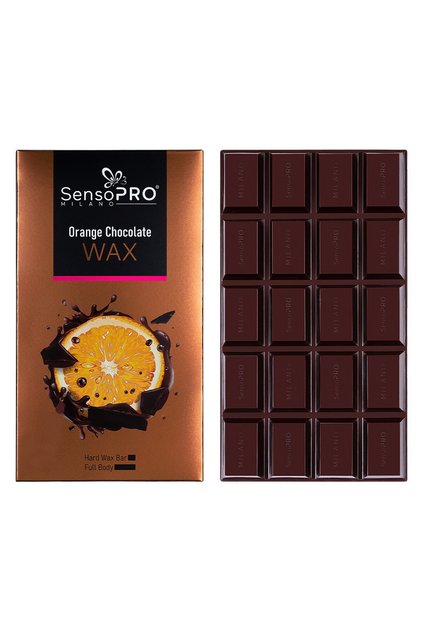Ceară depilatoare elastică portocaliu-ciocolată, 400g