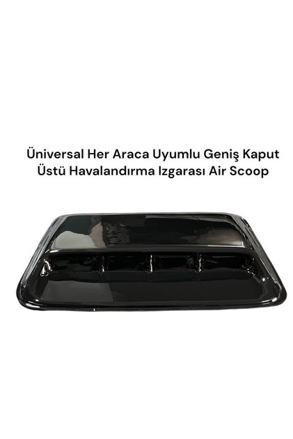 Üniversal Her Araca Uyumlu Geniş Kaput Üstü Havalandırma Izgarası Air Scoop
