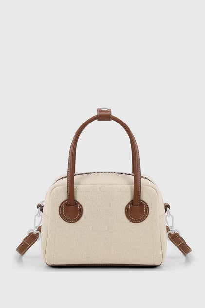 Soft Cream Vintage Versatile Pu Leather Crossbody Bag 275