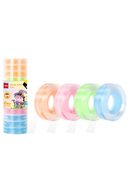 Banda adeziva cotor color 12mm*27m deli