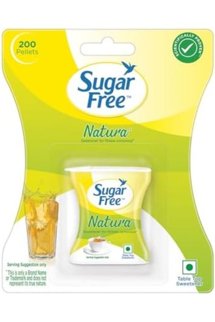 Sugar Free Natura, 200 Pellets | 100% Safe | India’s No.1 Sweetener | Scientifically Proven & Test