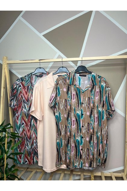 3-Pack Viscose Shirt